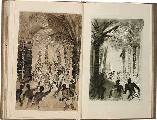 Бехтеев Владимир Георгиевич. Лот из четырех иллюстраций и книги: 